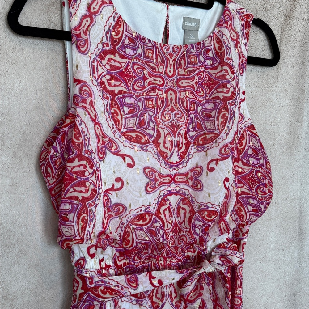 Chico's Patterned Maxi Dress - Picture 2 of 6